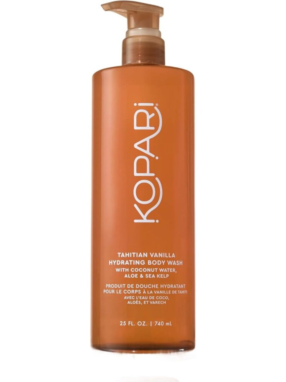 Hydrating Body Wash with Coconut Water & Aloe | 25 oz Gel Cleanser, Vanilla